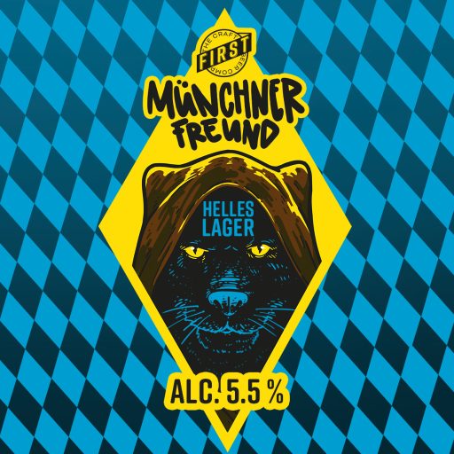 Münchner Freund világos helles lager FIRST sör