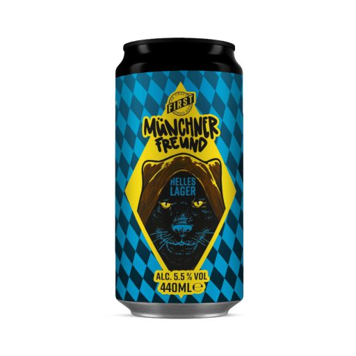 Münchner Freund világos helles lager FIRST sör