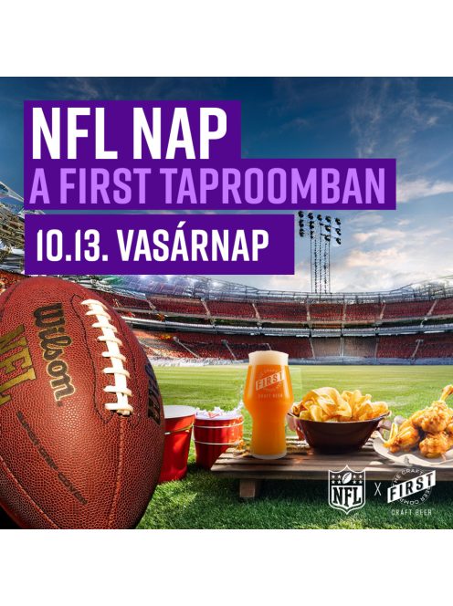 NFL Meccsnézés BBQ csirkeszárnnyal és NFL kvízzel - 10.13. 15:00