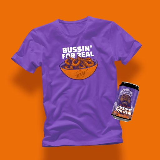 FIRST Craft Beer bussin for real dipa dupla ipa világos komlós sör rákfarkas tálas lila pólóval