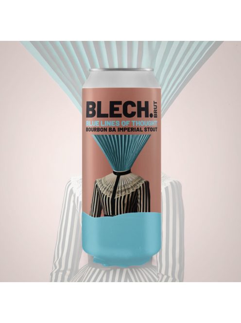 Blue Lines of thought hordóérlelt sötét imperial stout blech brut sör