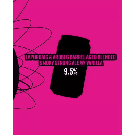 lysithea skót scotch ardbeg és laphroaig whiskey hordóban érlelt fekete first craft beer strong ale füstös smokey