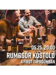 Rum&Sör Kóstoló a Nyitott Főzdék Napján - 05.25. 20:00