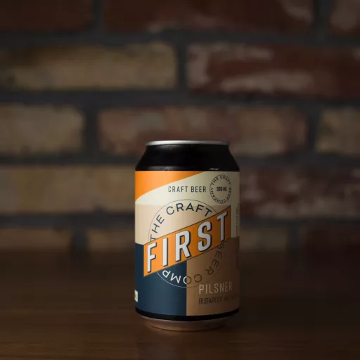 Pilsner világos FIRST cseh pilzeni lager sör