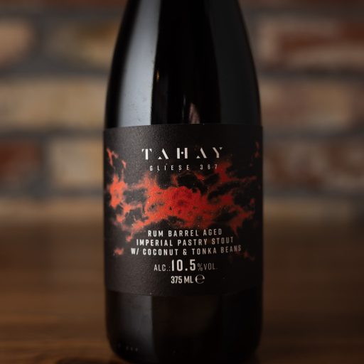 Tahay rumoshordóban érlelt imperial fekete FIRST stout sör