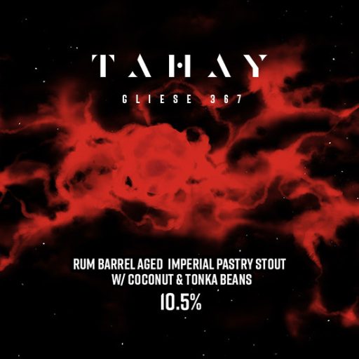 Tahay rumoshordóban érlelt imperial fekete FIRST stout sör