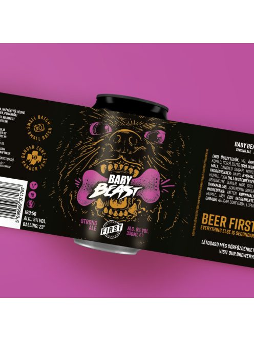 baby beast first sör strong ale