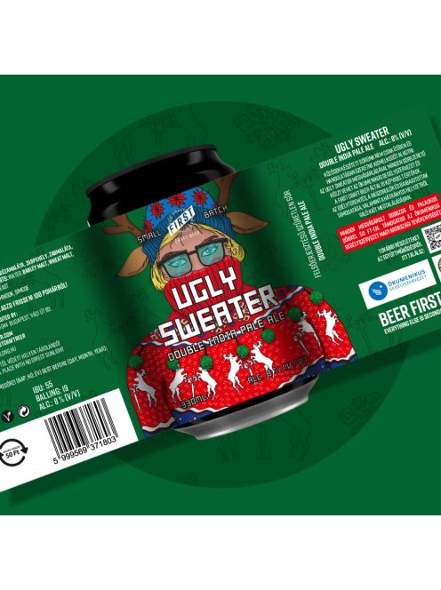 Ugly Sweater Dupla világos FIRST IPA sör