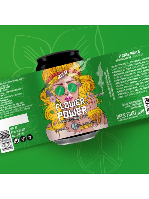 Flower Power hazy New England IPA sör FIRST
