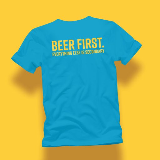 Blessed Mirror Imperial Stout fekete sör mintával ellátott póló