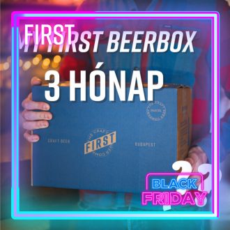   My FIRST BeerBox előfizetés - 3 hónap + ingyenes szállítás