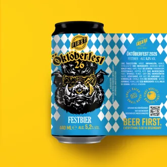 Öktöberfest világos alsóerjesztésű festbier típusú FIRST Craft Beer lagersör